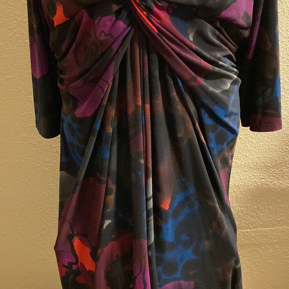 Jones New York Knot Tie At Breast Dress - Picture 3 of 13